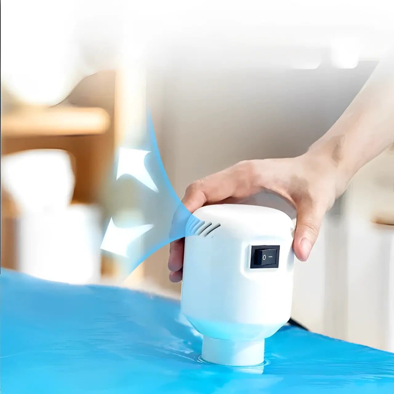 Compressor a Vacuo - VacumBag (Bivolt) Kit Compactador com Bomba Elétrica - Turbo Pack Minha loja