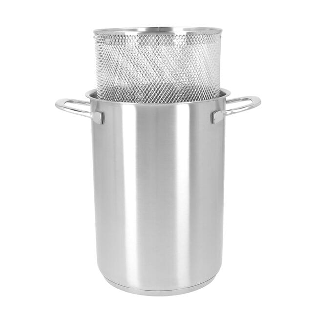 Panela Alta Inox 4,5L + Cesta Multifuncional - MultiChef Panela Alta Inox 4,5L + Cesta Multifuncional - MultiChef Minha loja