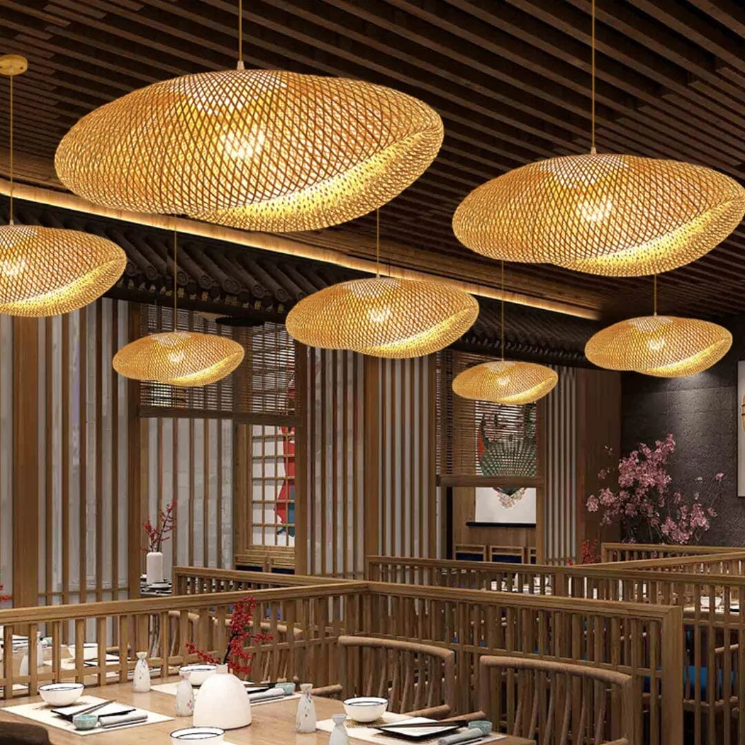 Lustre Pendente de Bambu Lustre Pendente de Bambu Minha loja