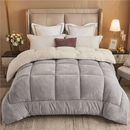 Coberdrom Edredom Sherpa Com Mantinha Cobertor Quarto Casal Queen Grosso Cores 2,40cm x 2,20cm