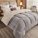Coberdrom Edredom Sherpa Com Mantinha Cobertor Quarto Casal Queen Grosso Cores 2,40cm x 2,20cm