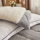 Coberdrom Edredom Sherpa Com Mantinha Cobertor Quarto Casal Queen Grosso Cores 2,40cm x 2,20cm