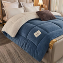 Coberdrom Edredom Sherpa Com Mantinha Cobertor Quarto Casal Queen Grosso Cores 2,40cm x 2,20cm