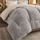Coberdrom Edredom Sherpa Com Mantinha Cobertor Quarto Casal Queen Grosso Cores 2,40cm x 2,20cm