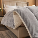 Coberdrom Edredom Sherpa Com Mantinha Cobertor Quarto Casal Queen Grosso Cores 2,40cm x 2,20cm