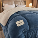 Coberdrom Edredom Sherpa Com Mantinha Cobertor Quarto Casal Queen Grosso Cores 2,40cm x 2,20cm