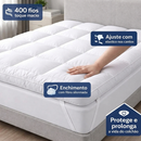 Pillow Top 400 Fios Matelado – Solteiro, Casal, Queen e King | Toque Macio com Elástico