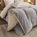 Coberdrom Edredom Sherpa Com Mantinha Cobertor Quarto Casal Queen Grosso Cores 2,40cm x 2,20cm