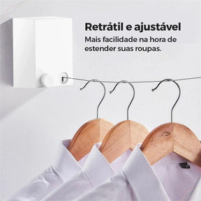 Varal Retrátil de Aço Inox