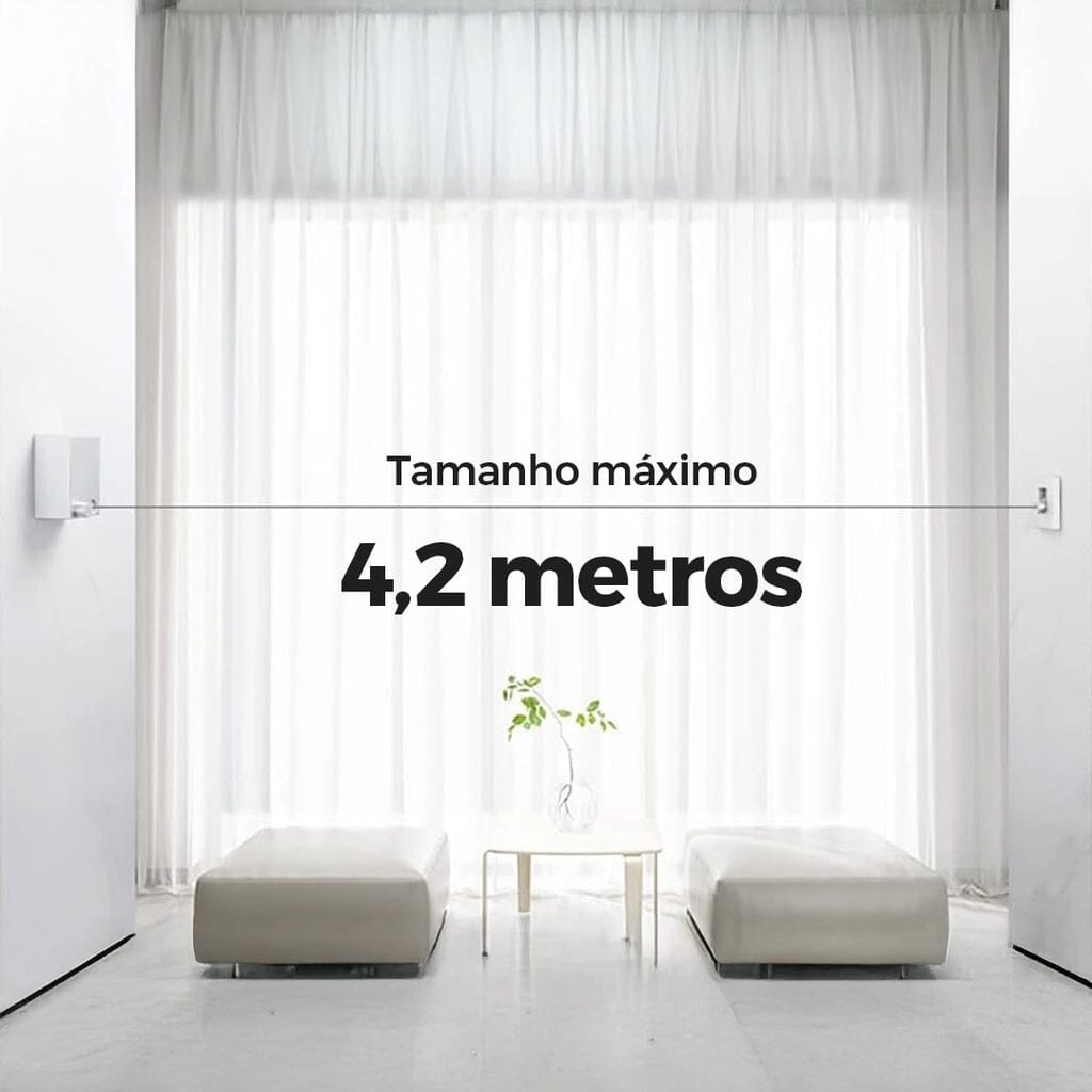 Varal Retrátil de Aço Inox