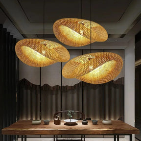 Lustre Pendente de Bambu