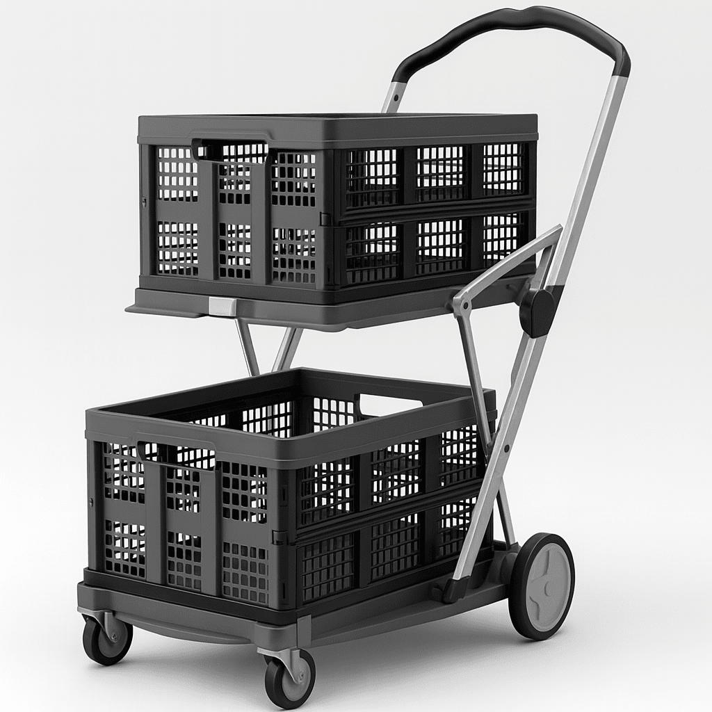 Carrinho de Compras Dobrável e Portátil - FlexCart FlexiCart - Carrinho de Compras Dobrável e Portátil Minha loja 