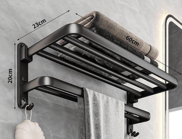 Toalheiro Dobrável em Inox Toalheiro Dobrável em Inox Minha loja 