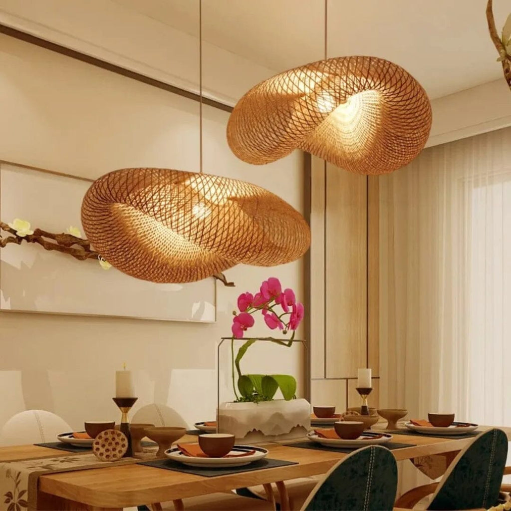 Lustre Pendente de Bambu Lustre Pendente de Bambu Minha loja 