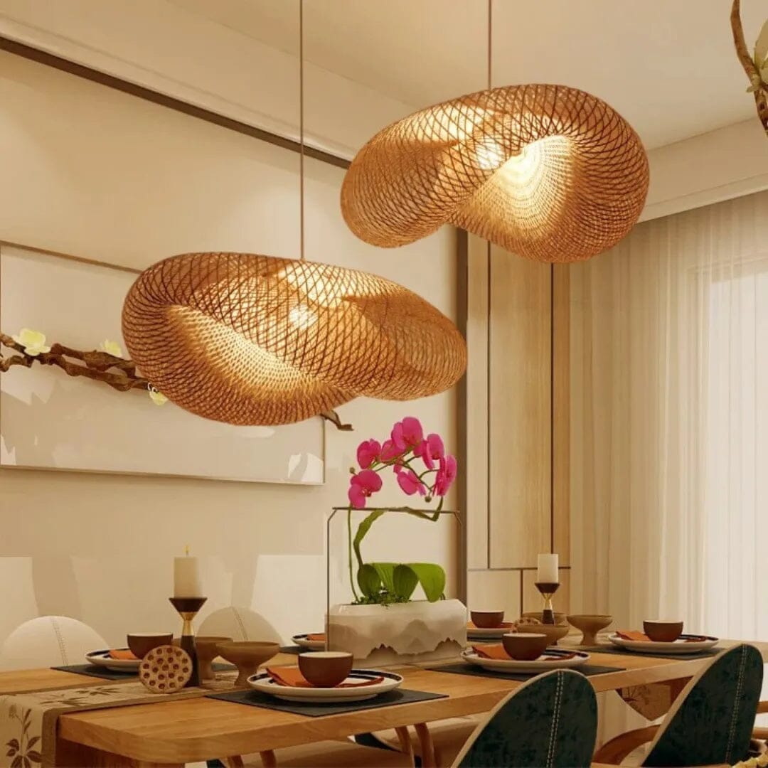 Lustre Pendente de Bambu Lustre Pendente de Bambu Minha loja 