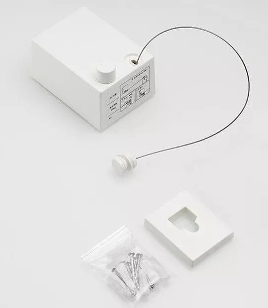 Varal Retrátil de Aço Inox Varal Retrátil de Aço Inox Minha loja Branco 