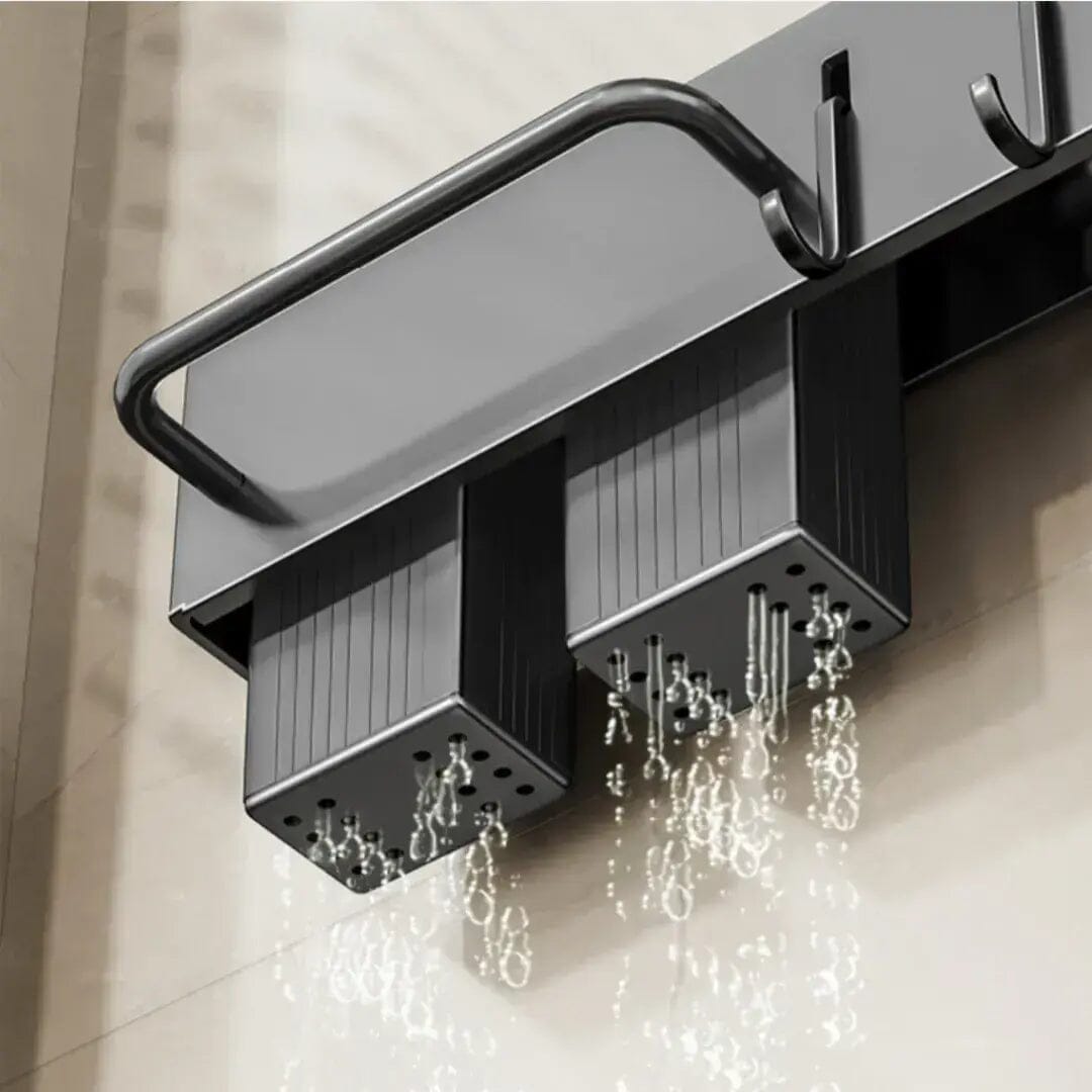 Suporte para Utensílios de Cozinha Suportes para utensílios de cozinha Minha loja Preto 