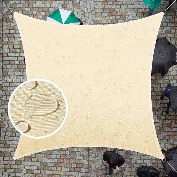 Toldo de Sombreamento Portátil para Área Externa Toldo de Sombreamento Portátil para Área Externa Minha loja Bege 2x2m + Corda 