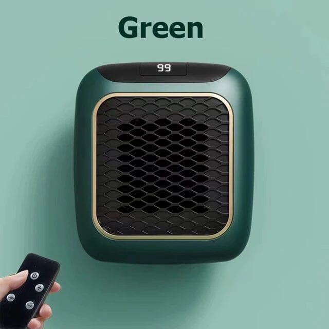 Aquecedor Digital Portátil Aquecedor Digital Portátil Minha loja Verde 