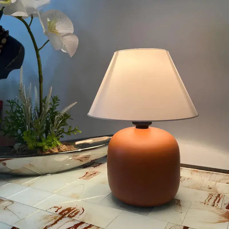 Abajur de Ceramica Abajur de Ceramica Minha loja Terracota 